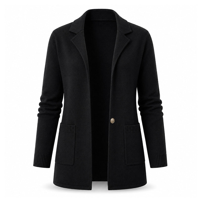 🖤Black Friday Sale:50% OFF🖤 Women's Lapel Collar Knit Cardigan