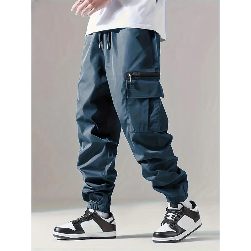 🚶 Men's Casual Multi-Pocket Cargo Pants