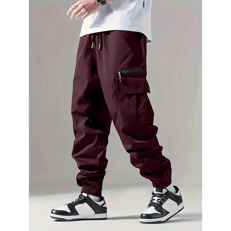 🚶 Men's Casual Multi-Pocket Cargo Pants