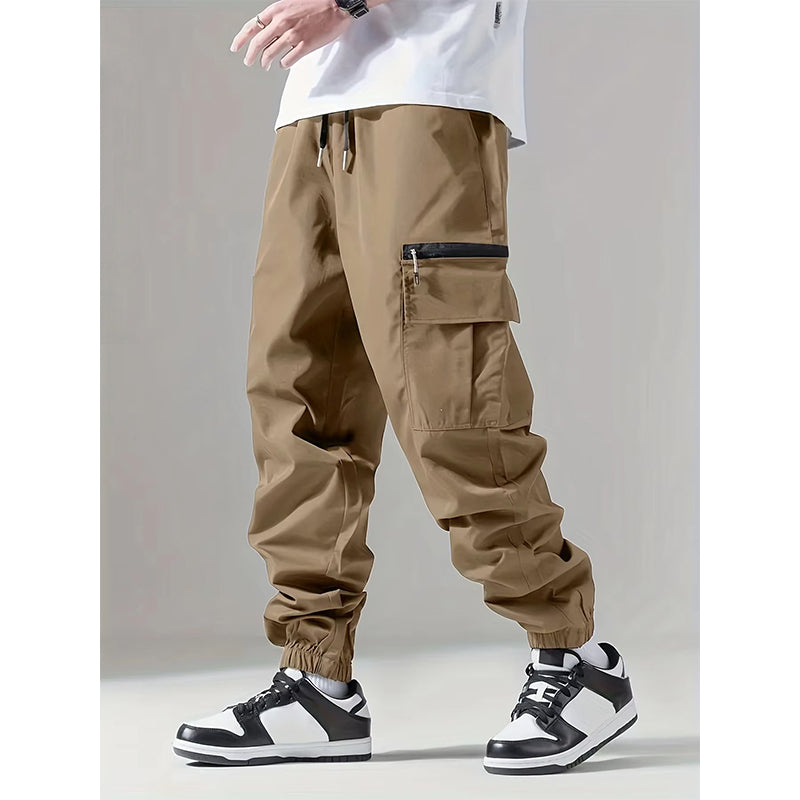 🚶 Men's Casual Multi-Pocket Cargo Pants