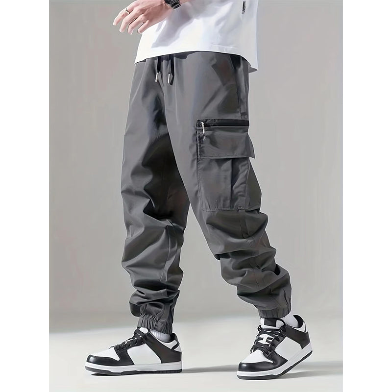 🚶 Men's Casual Multi-Pocket Cargo Pants