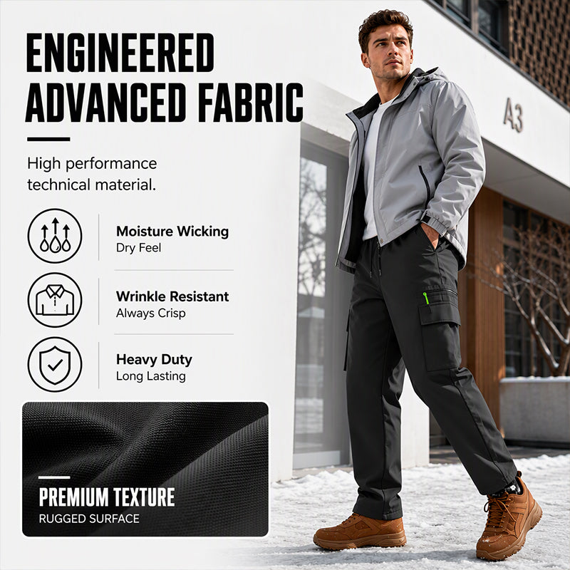 🌬️ Wind-Blocking Warmth, Move-Ready Comfort | Men's Winter Outdoor Windproof Thermal Pants