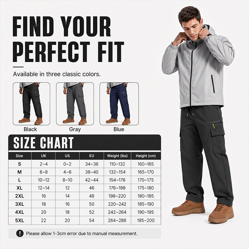 🌬️ Wind-Blocking Warmth, Move-Ready Comfort | Men's Winter Outdoor Windproof Thermal Pants
