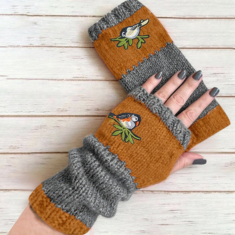 🧤 Winter Warm Half Finger Knitted Gloves