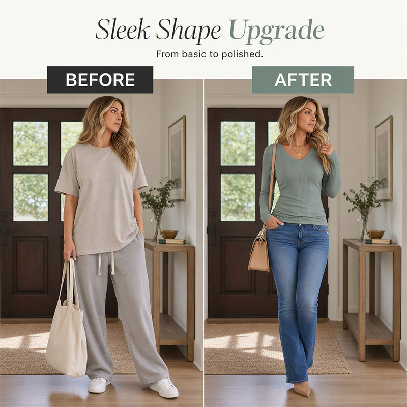 🧶 Women's Elegant V-Neck Knit Top