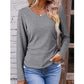 🧶 Women's Elegant V-Neck Knit Top