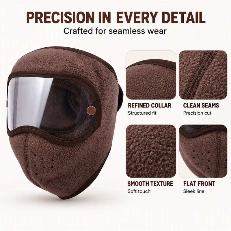 ❄️ Winter Windproof Warm Face Mask with HD Goggles