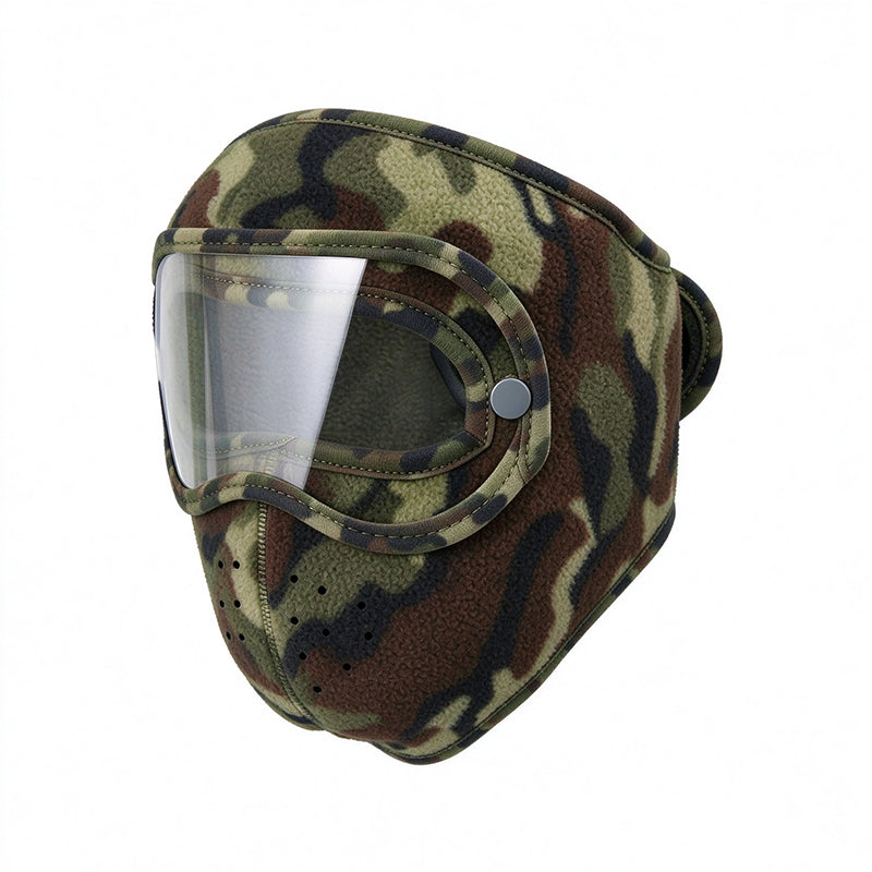 ❄️ Winter Windproof Warm Face Mask with HD Goggles