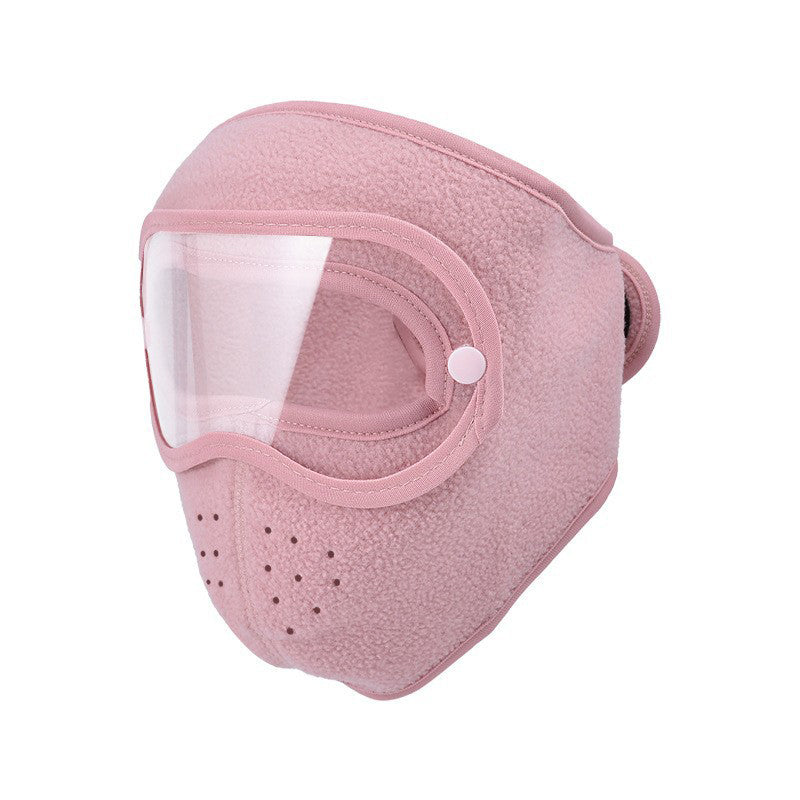 ❄️ Winter Windproof Warm Face Mask with HD Goggles