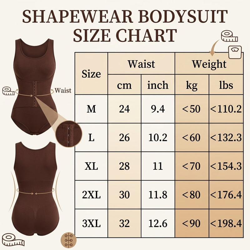 🎀 Seamless Tummy Control Shapewear Bodysuit