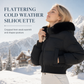 🤍Women's Winter Short Hooded Padded Coat with Fur Collar