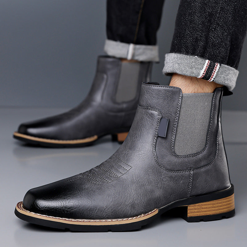 Men's Vintage Slip-On Chelsea Boots