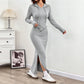 🖤 Women's Slim-Fit Hooded Bodycon Dress