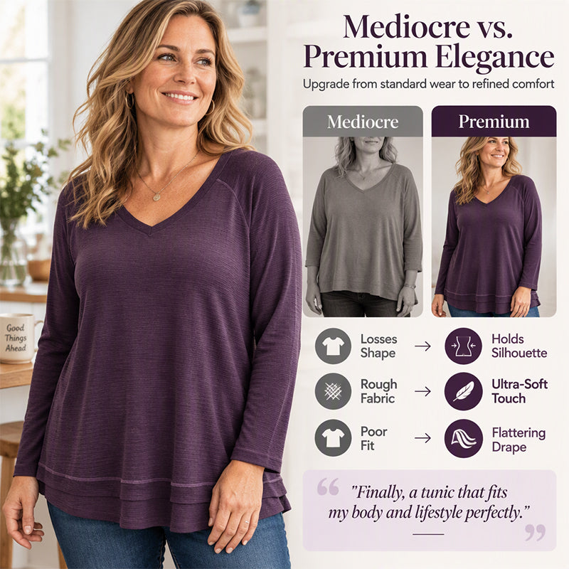 💜 Women's Textured Stitch Raglan Sleeve Sweatshirt