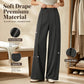 ✨Polished Wide-Leg Look, Easy Movement☕️Women's High-Waisted Wide-Leg Pants