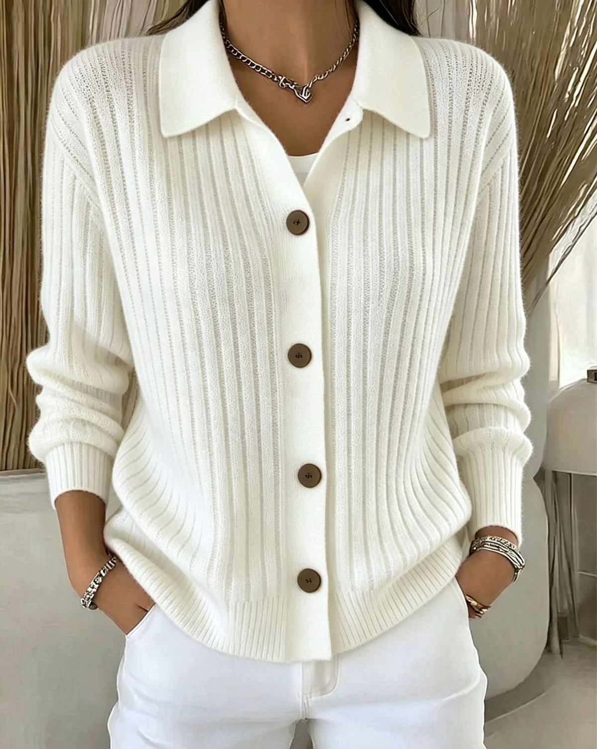🧶 Relaxed Comfort, Effortless Layering | Women's Casual Loose Fit Knit Cardigan