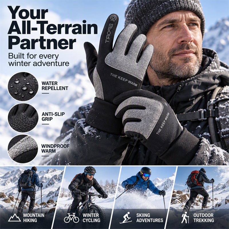Cycling Touchscreen Outdoor Windproof Gloves