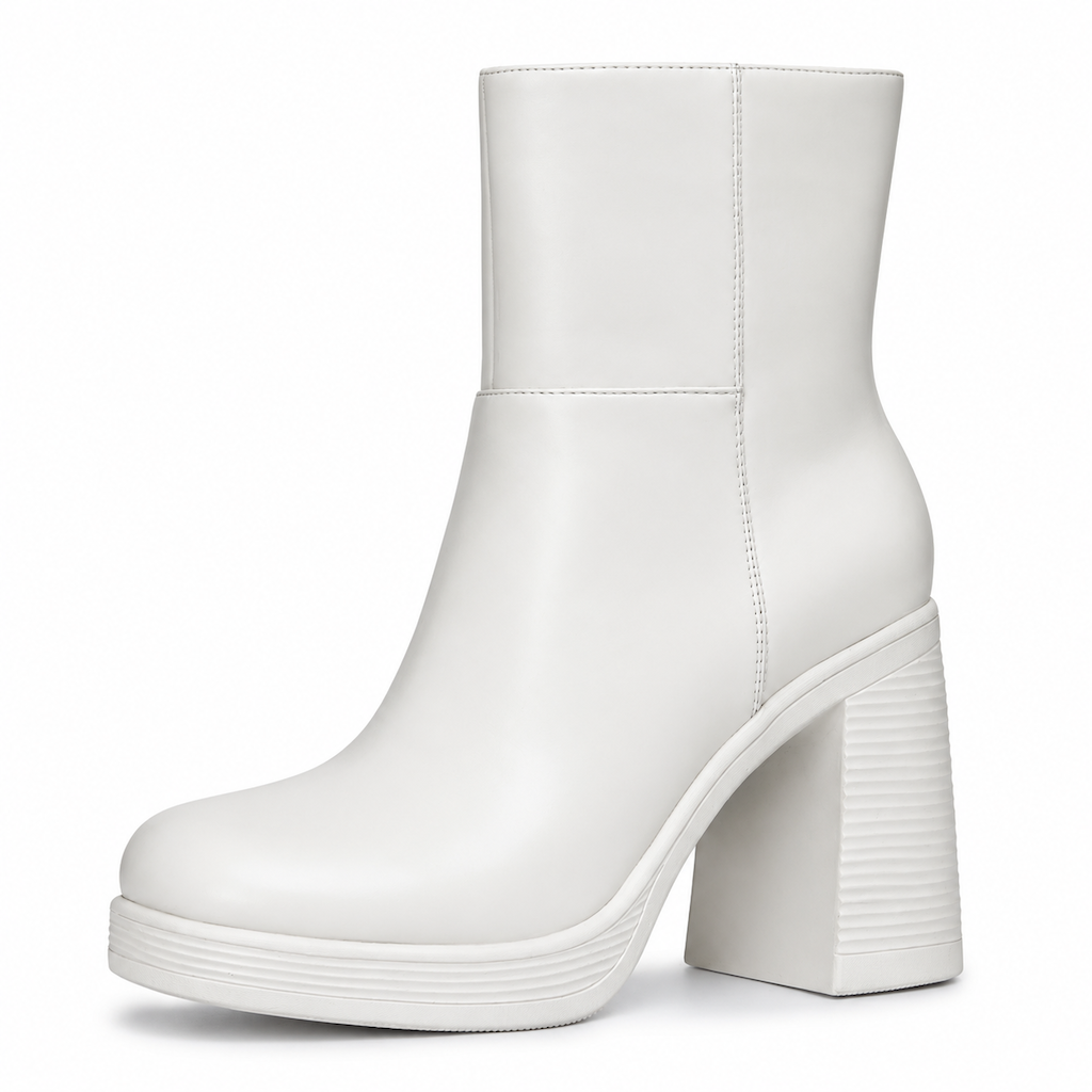 Thick Platform Chunky Heel Ankle Boots
