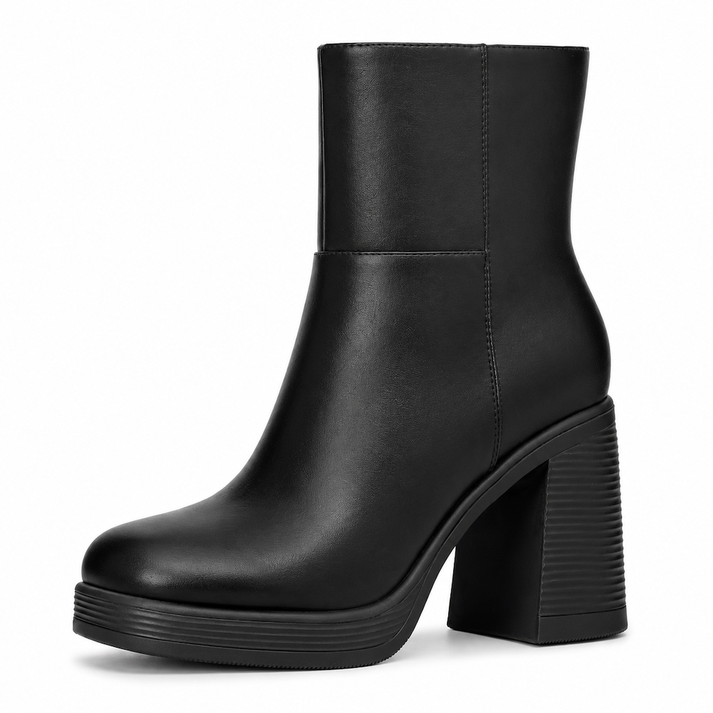 Thick Platform Chunky Heel Ankle Boots