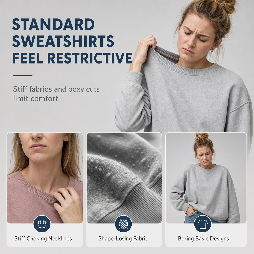 Women's Casual Off Shoulder Mineral Wash Oversized Slouchy Sweatshirt