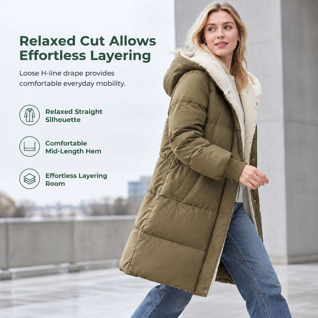 Solid Color Double Sided Hooded Long Sleeve Slim Fit Cardigan Coat