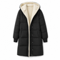 Solid Color Double Sided Hooded Long Sleeve Slim Fit Cardigan Coat