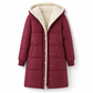 Solid Color Double Sided Hooded Long Sleeve Slim Fit Cardigan Coat