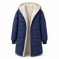 Solid Color Double Sided Hooded Long Sleeve Slim Fit Cardigan Coat