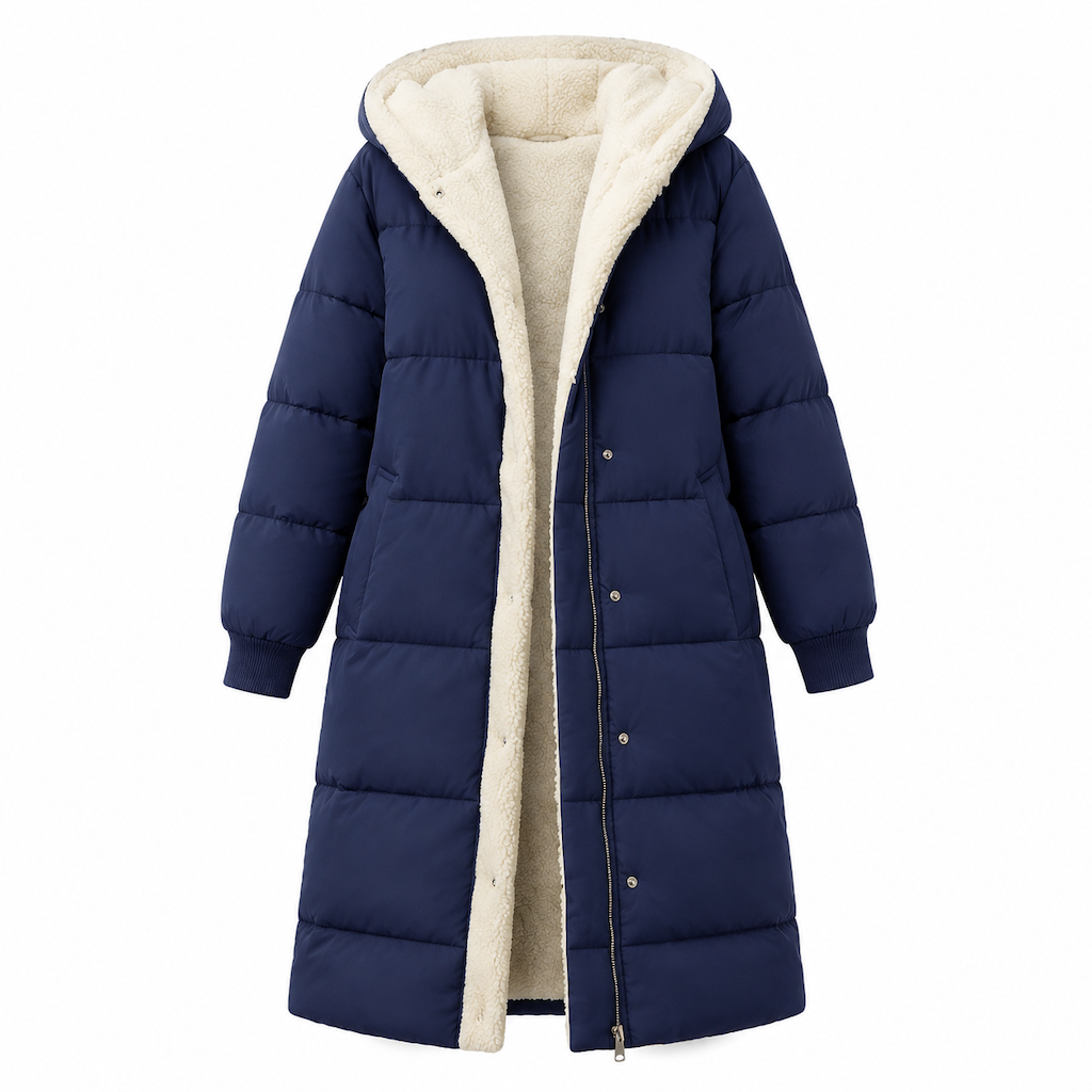 Solid Color Double Sided Hooded Long Sleeve Slim Fit Cardigan Coat