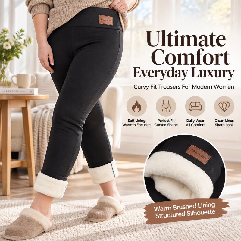 🔥Women's High-Waisted Plush-Lined Thermal Leggings