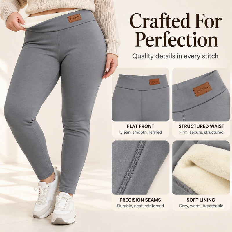 🔥Women's High-Waisted Plush-Lined Thermal Leggings