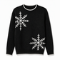 🎄Women's Christmas Snowflake Jacquard Knit Sweater Crew Neck Loose Fit Pullover for Autumn and Winter
