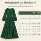 Women's Bohemian V Neck Long Sleeve Lace Patchwork Tiered Maxi Dress with Pockets🔥𝙁𝙧𝙚𝙚 𝙎𝙝𝙞𝙥𝙥𝙞𝙣𝙜
