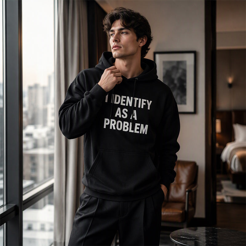 😎Playful Graphic, Easy Everyday Comfort | Men's Humorous Graphic Hooded Sweatshirt