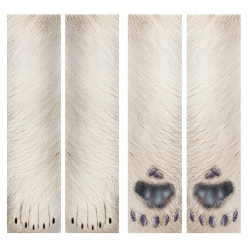 Unisex Adult & Kids Animal Paw Crew Socks
