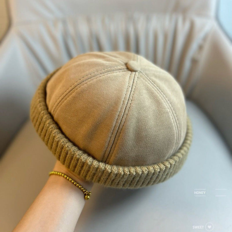 🖤Black Friday Sale:50% OFF🖤 Unisex Warm Knit Brimless Docker Cap