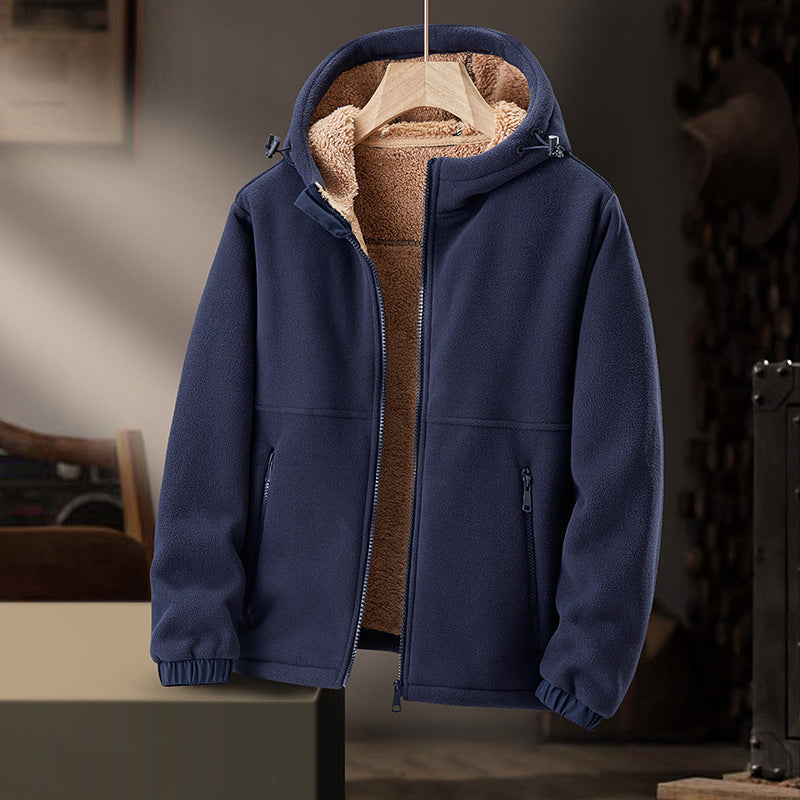 🧥 Toasty Lined Warmth, Cozy Hooded Coverage | Men's Casual Hooded Jacket with Warm Lining