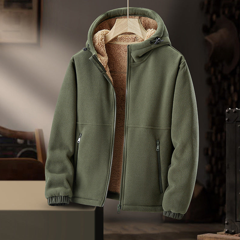 🧥 Toasty Lined Warmth, Cozy Hooded Coverage | Men's Casual Hooded Jacket with Warm Lining
