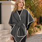 🤎 Women's Elegant Knitted Poncho Shawl