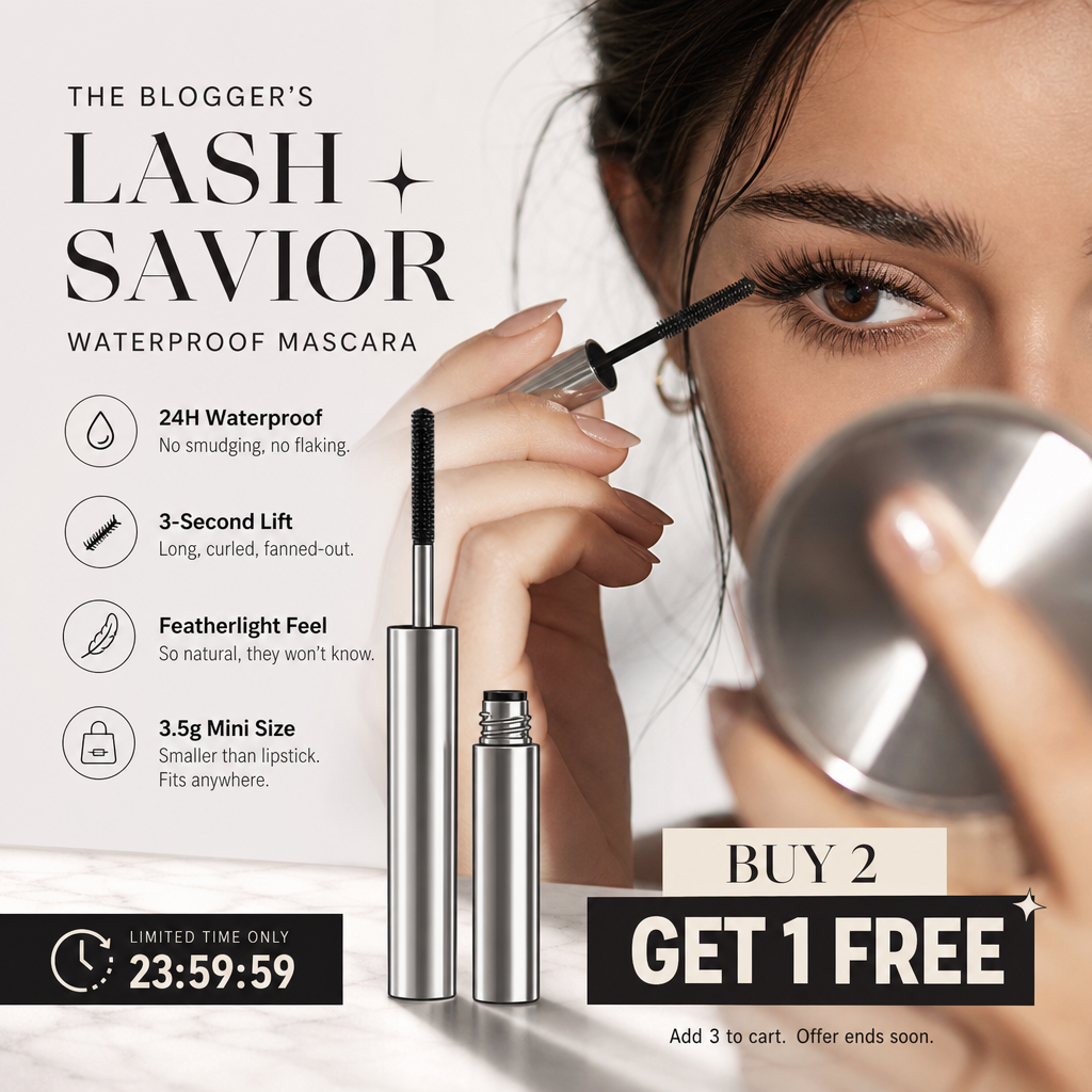⏳Time-Limited Special⏰Waterproof Curling & Lengthening Mascara ✨
